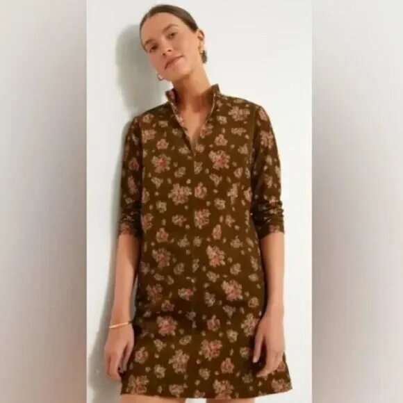 Tuckernuck Hazel Bouquet Corduroy Clifton Dress Sz L NWT - Picture 10 of 13